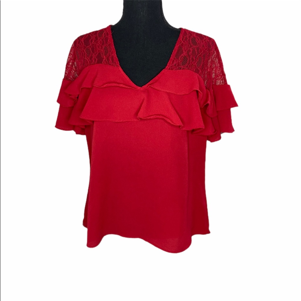 Candies Red Blouse
